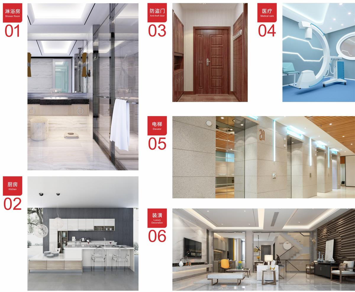 公司產(chǎn)品廣泛適用于裝飾裝潢、電梯、淋浴房、拼接防盜門、廚房設(shè)備、標(biāo)示標(biāo)牌企業(yè)、船舶、醫(yī)療器械等行業(yè)。